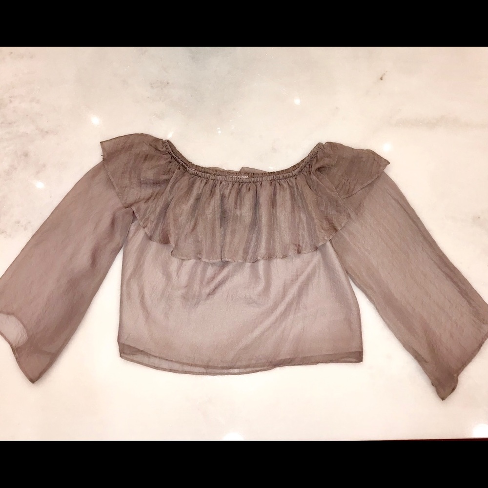 Flowy off the shoulder top.